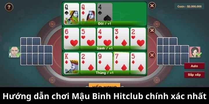Hướng dẫn cách chơi mậu binh Hitclub đơn giản nhất