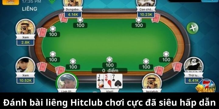 Liêng Hitclub là sản phẩm giải trí trực tuyến đầy bất ngờ