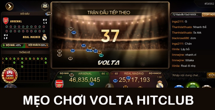 Hướng dẫn cược Volta Hitclub đúng luật 2026